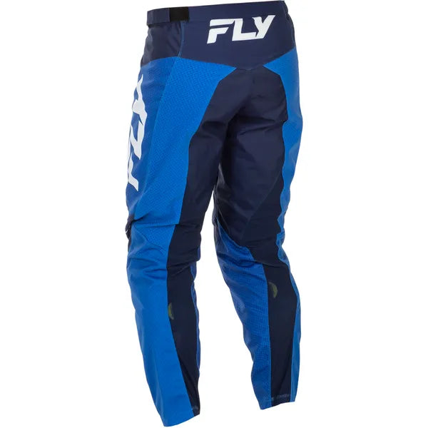Pantalon de Motocross F-16/bleu, de dos