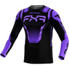 Chandail de Motocross Vapor Air Noir/Mauve incliné de face