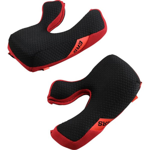 Coussinets de Joues S-M10 Noir/Rouge