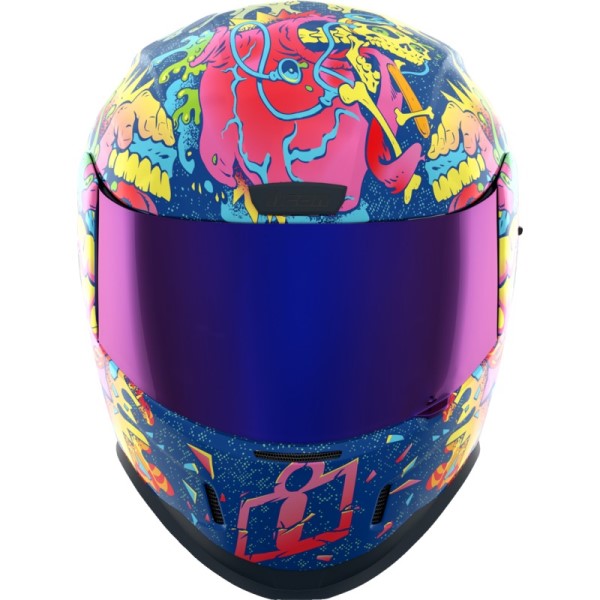 Casque Intégral de Moto MIPS Airform Scatterbrain Multicolore de face