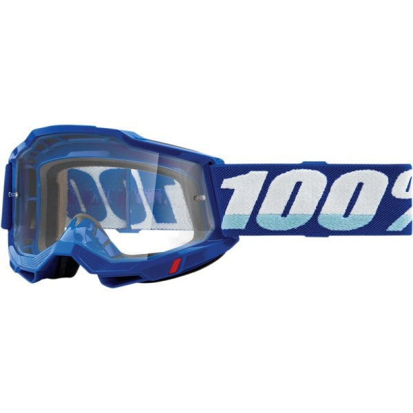 Lunettes de Motocross Accuri 2 à Lentille Claire 100% Bleu