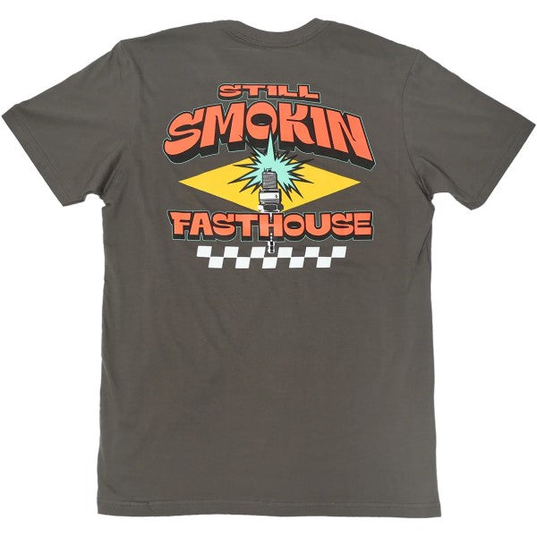 T-Shirt 4 Ever 2 Smokin Gris Foncé de dos