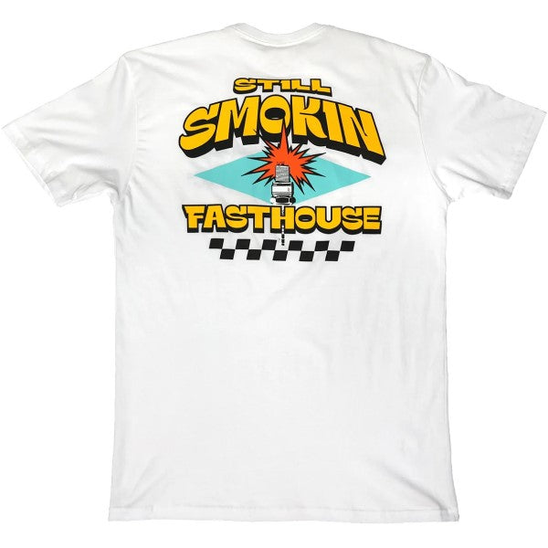 T-Shirt 4 Ever 2 Smokin Blanc de dos