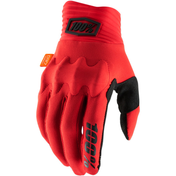 Gants de Motocross Cognito D30 100% rouge et noir