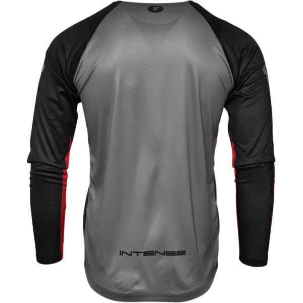 Chandail de Vélo Intense Thor Noir/Gris, de dos