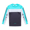 Chandail de vélo Sprint Pro Yo Moto Troy Lee Designs Turquoise, de dos