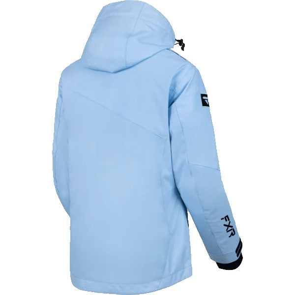 Manteau de Motoneige Edge bleu, de dos