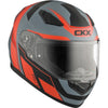 Casque Intégral de Moto RR619 Interceptor Rouge côté avant