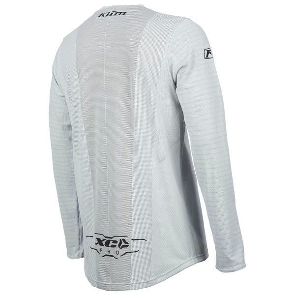 Chandail de Motocross XC Pro Blanc incliné de dos à gauche