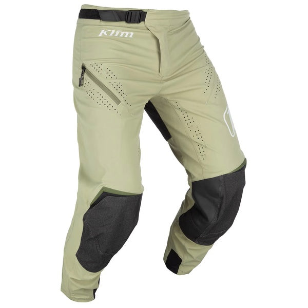 Pantalon de Motocross XC Pro Vert incliné de face à gauche