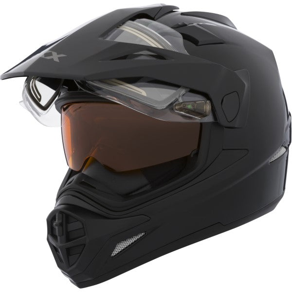 Casque de Snowcross Quest RSV Solid Noir incliné de droite
