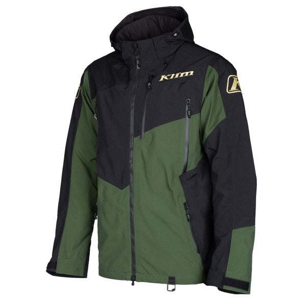 Manteau de Motoneige Storm - Liquidation/Klim/vert noir, de face
