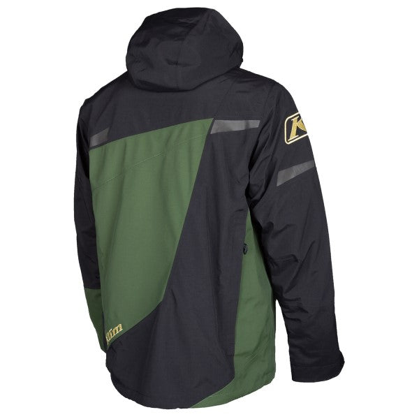 Manteau de Motoneige Storm - Liquidation/Klim/vert noir, de dos