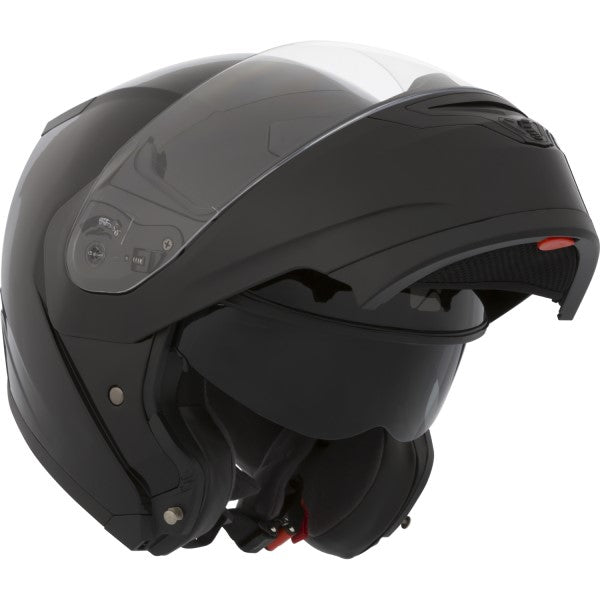 Casque Modulaire de Moto Flex RSV Noir incliné de gauche