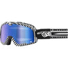 Lunettes de Moto Barstow Blanc/Noir