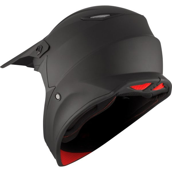 Casque Intégral Hors-Route TX019Y Solid Junior Noir Derrière