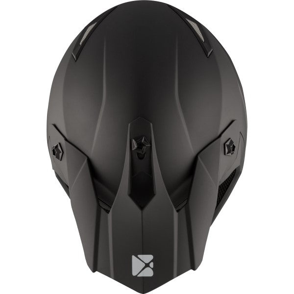 Casque Intégral Hors-Route TX019Y Solid Junior Noir Dessus