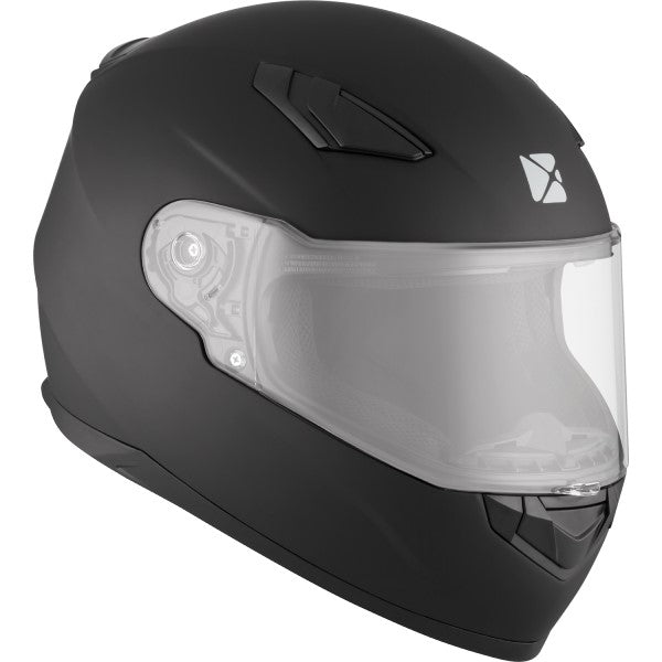 Casque Intégral de Moto RR619 CKX| Noir, le côté face