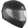 Casque Intégral de Moto RR619 Solid Noir incliné de gauche