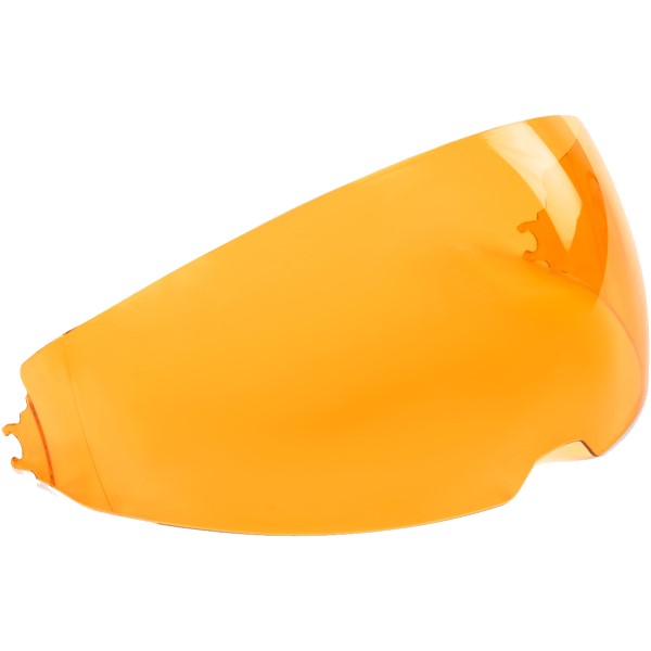 Visière de Motoneige Pare-Soleil Mission Orange incliné de gauche