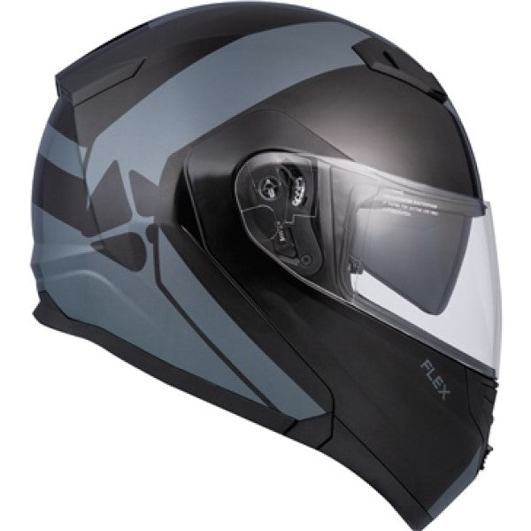 Casque de Motocross Flex RSV Chicane CKX Gris Droite