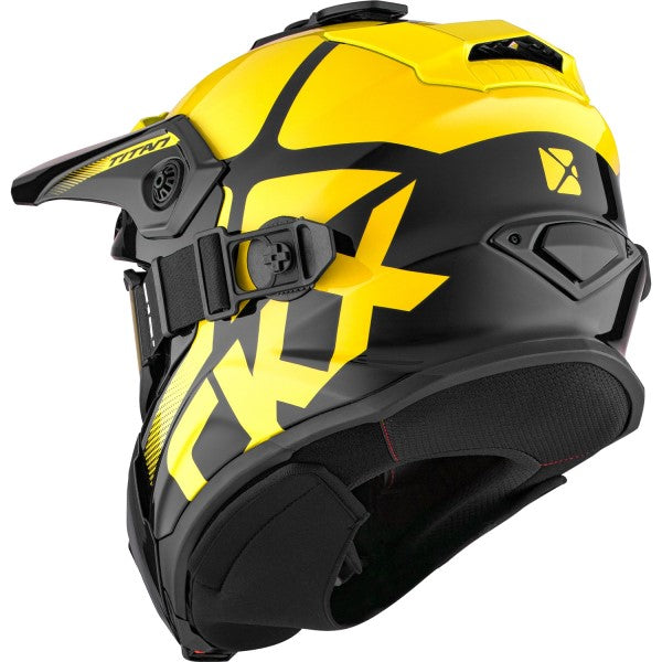 Casque Titan Original Polar de CKX jaune, arrière