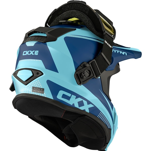 Casque Titan Roost Bleu Mat Derrière