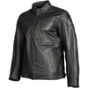 Manteau de Moto Sixxer Noir incliné de face