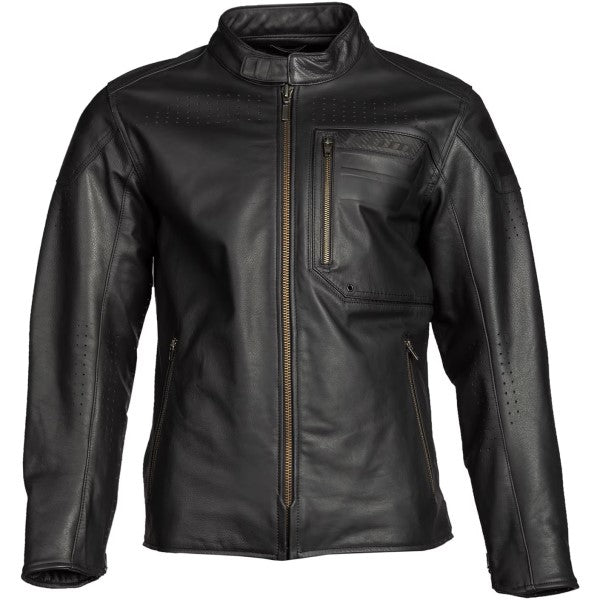 Manteau de Moto Sixxer Noir de face