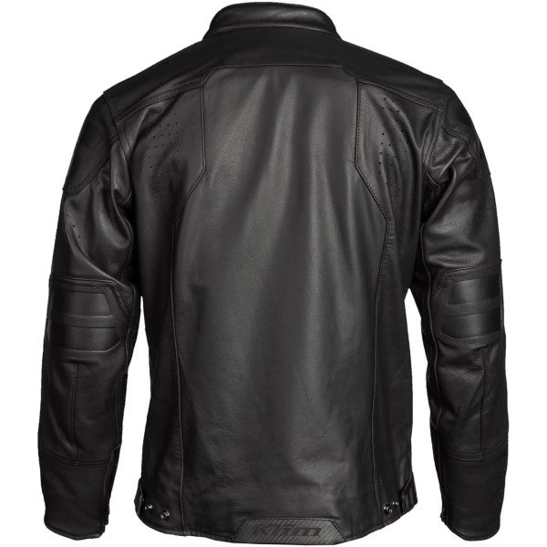 Manteau de Moto Sixxer Noir de dos