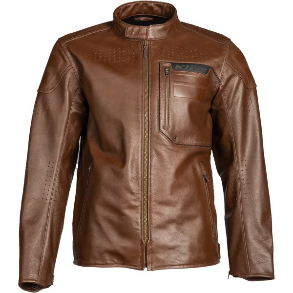 Manteau de Moto Sixxer Brun de face