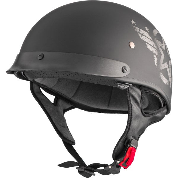 Casque Ouvert de Moto Revolt RSV Decoy Gris Mat incliné de droite