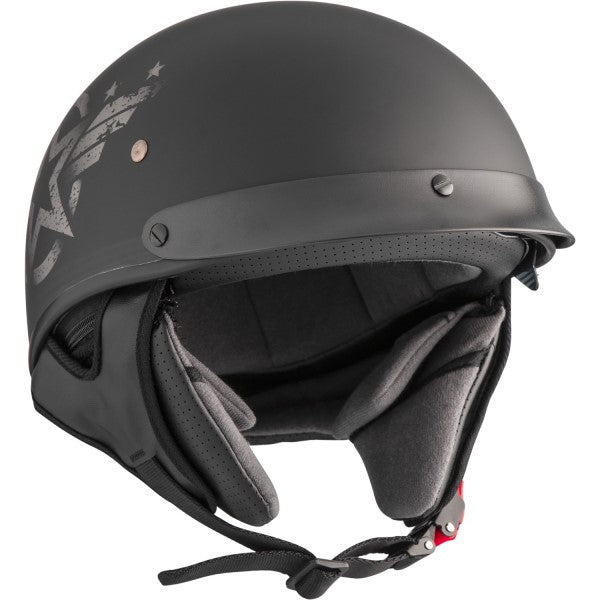 Casque Ouvert de Moto Revolt RSV Decoy Gris Mat incliné de gauche