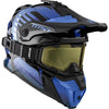 Casque Titan Avid Visière Double Bleu