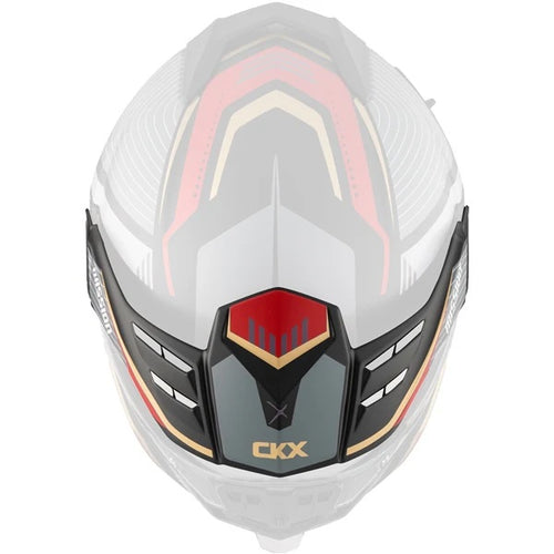 Palette pour Casque Mission VERE Rouge