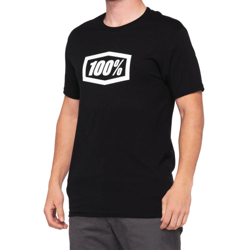 T-Shirt Icon - 100% noir, de face