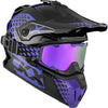 Casque Titan Viper - Lunette 210 Incluse Noir/Mauve, côté droit