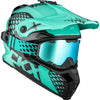 Casque Titan Viper - Lunette 210 Incluse Noir/Turquoise