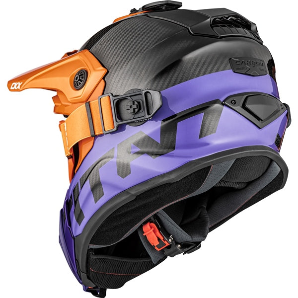 Casque Titan Airflow Carbon Stalwart Orange/Mauve Derrière