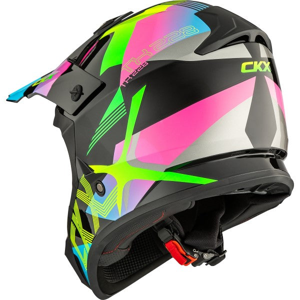 Casque Intégral Hors-Route TX228 Lord Multicolore Derrière