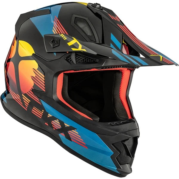 Casque Intégral  Hors-Route TX319 Galactic Bleu