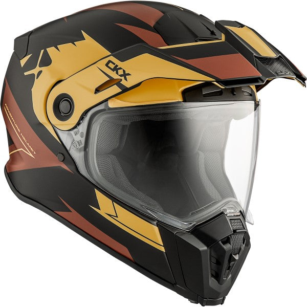 Casque Intégral de Moto Atlas Scorpio Beige côté avant