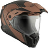 Casque Intégral de Moto Atlas Byway Brun côté avant