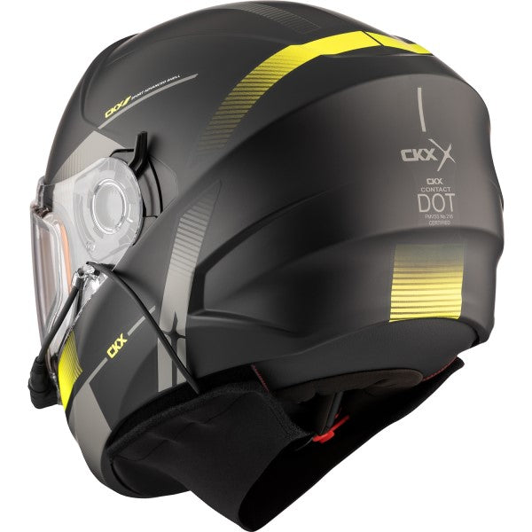 Casque de Sentier Contact Visière Double Électrique||Contact Electric Double Lens Trail Helmet