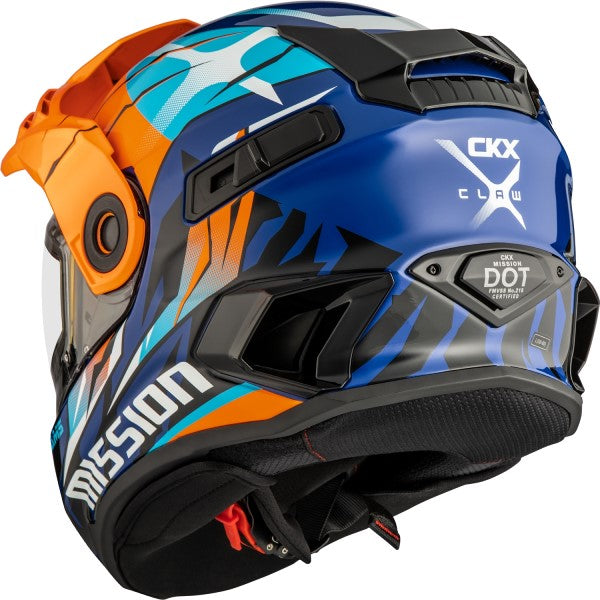 Casque Intégral de Motoneige Mission Claw Visière Électrique||Full Face Snowmobile Helmet Mission Claw Electric Lens