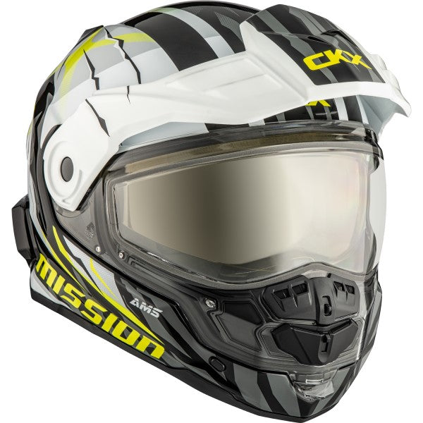 Casque Intégral de Motoneige Mission Claw Visière Électrique||Full Face Snowmobile Helmet Mission Claw Electric Lens