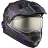 Casque Intégral de Motoneige Mission Code Visière Électrique||Full Face Snowmobile Helmet Mission Code Electric Lens