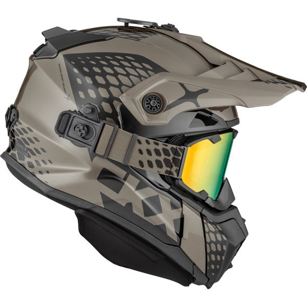 Casque de Snowcross Titan Original Titane de gauche