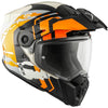 Casque Aventure Atlas Equinox Orange incliné de gauche