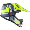 Casque de Motocross TX319 Arrow Haute-Visibilité de gauche